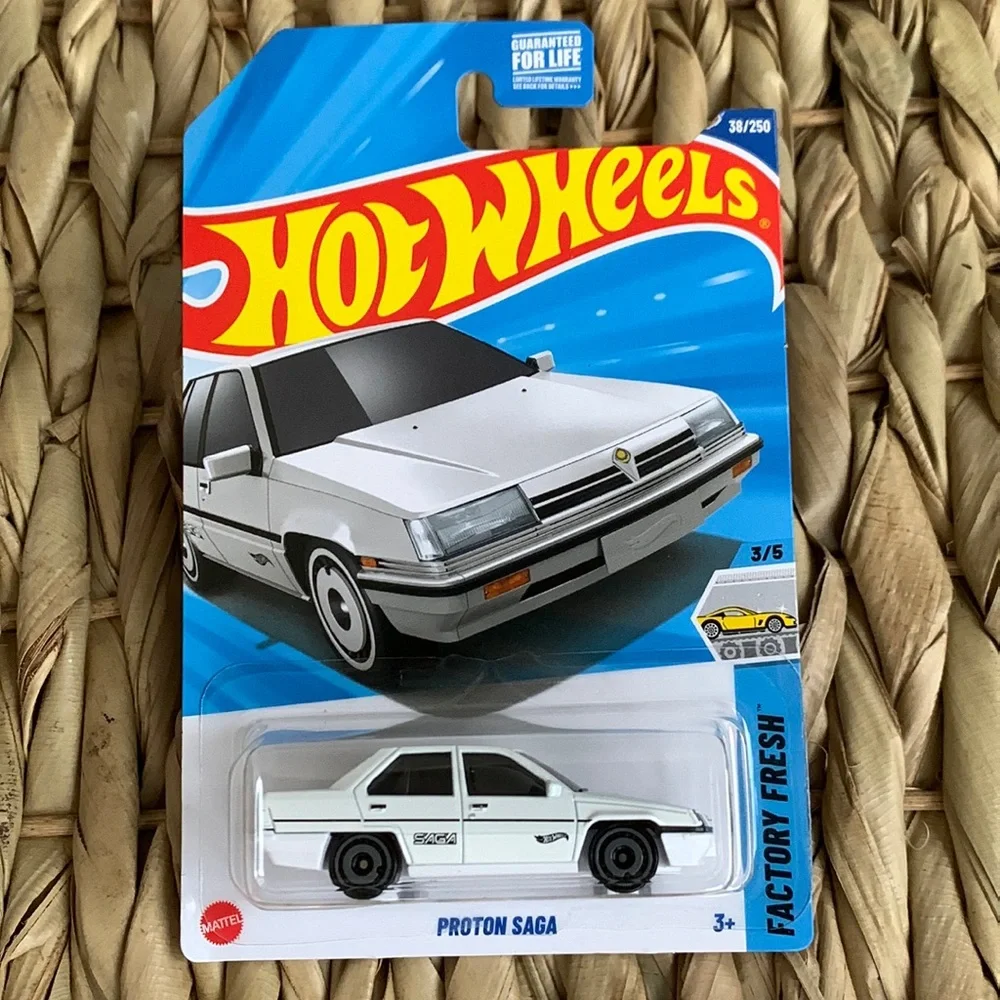 White Proton Saga Car Hot Wheels 2025 Hotwheels